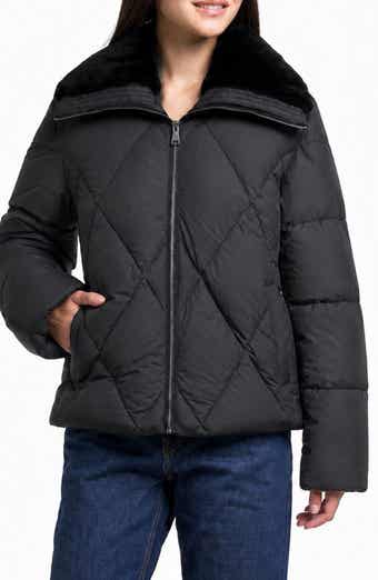 Genuine Shearling Collar 700 Fill Power Down Jacket