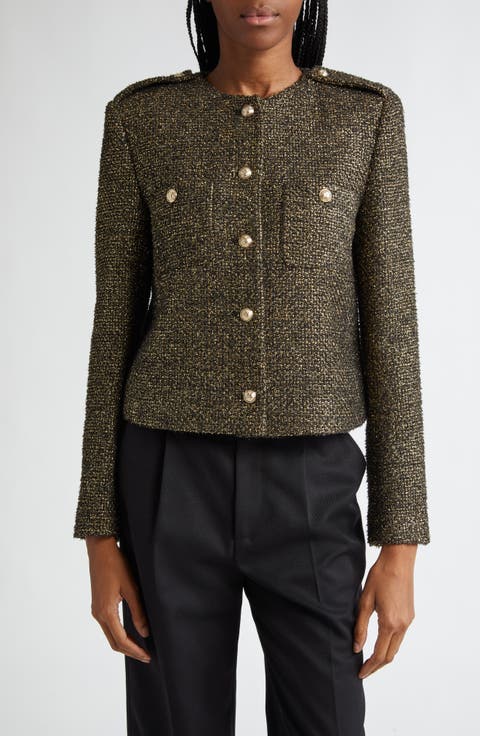 Wynee Metallic Knit Jacket