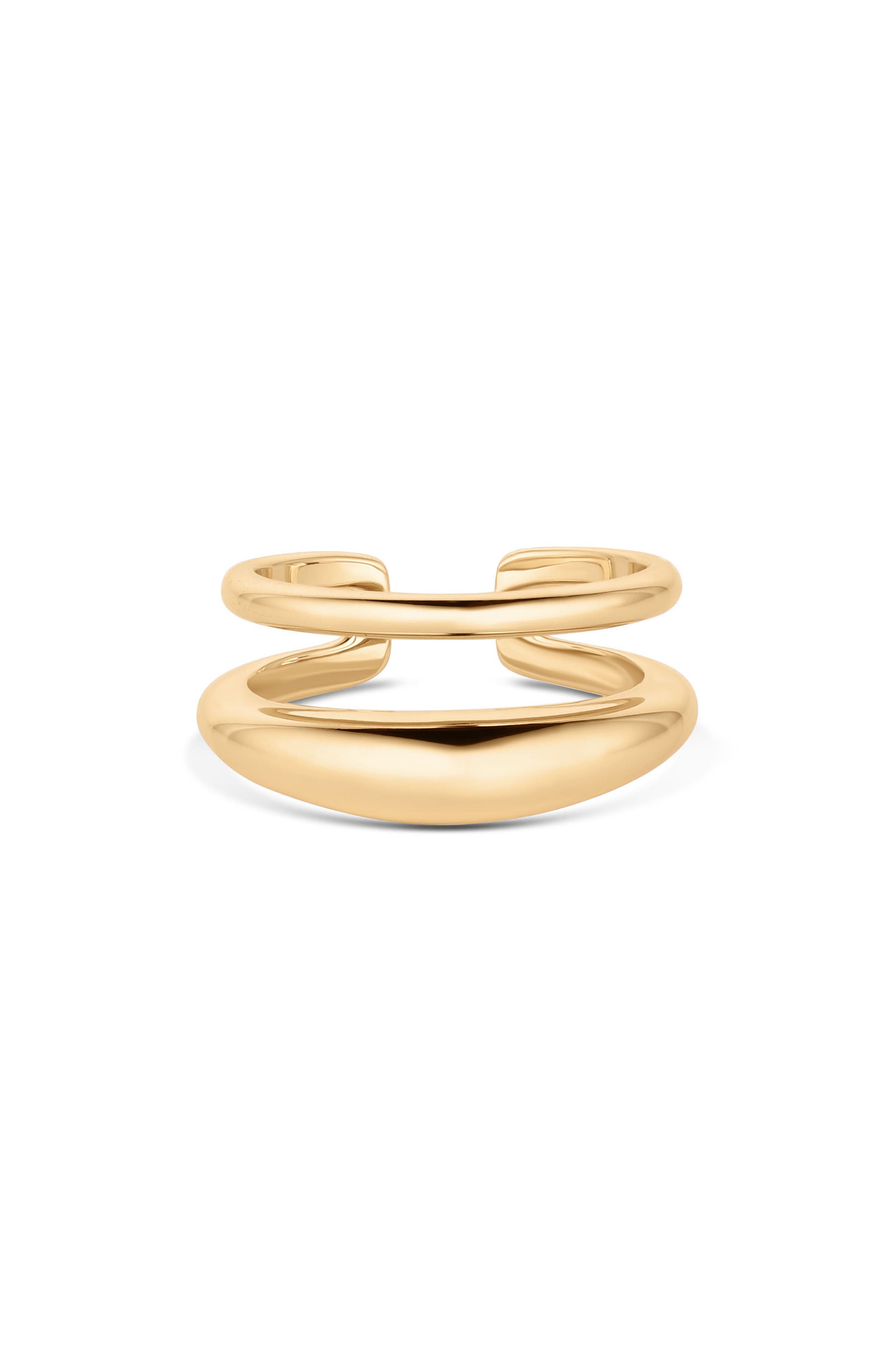 Thatch Cielo Set Of 2 Rings In 14k Gold Plated