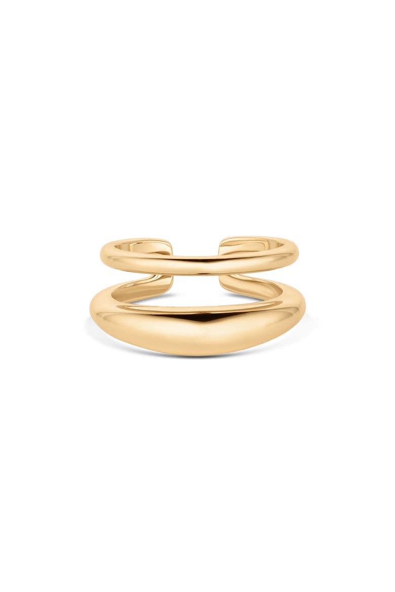 Cielo Set of 2 Rings, Main, color, 14K GOLD PLATED