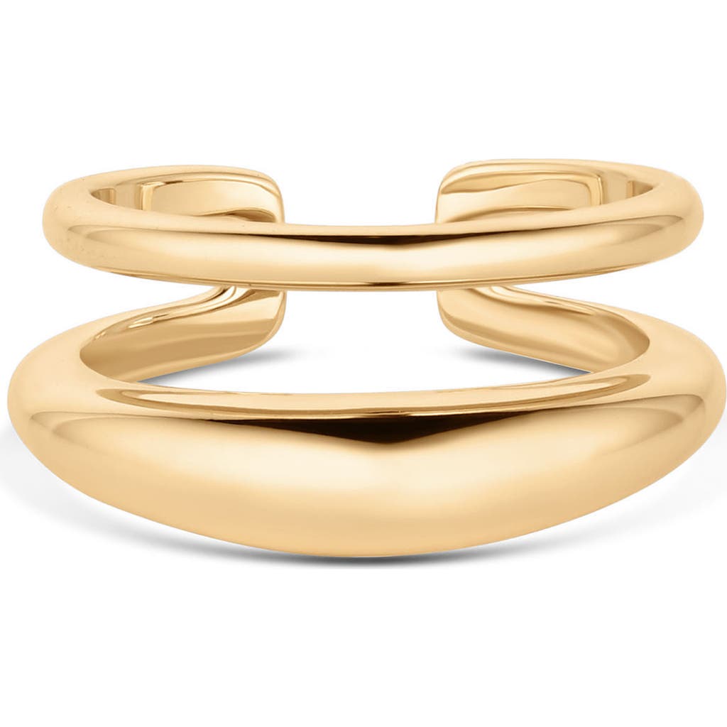 Thatch Cielo Set Of 2 Rings In 14k Gold Plated