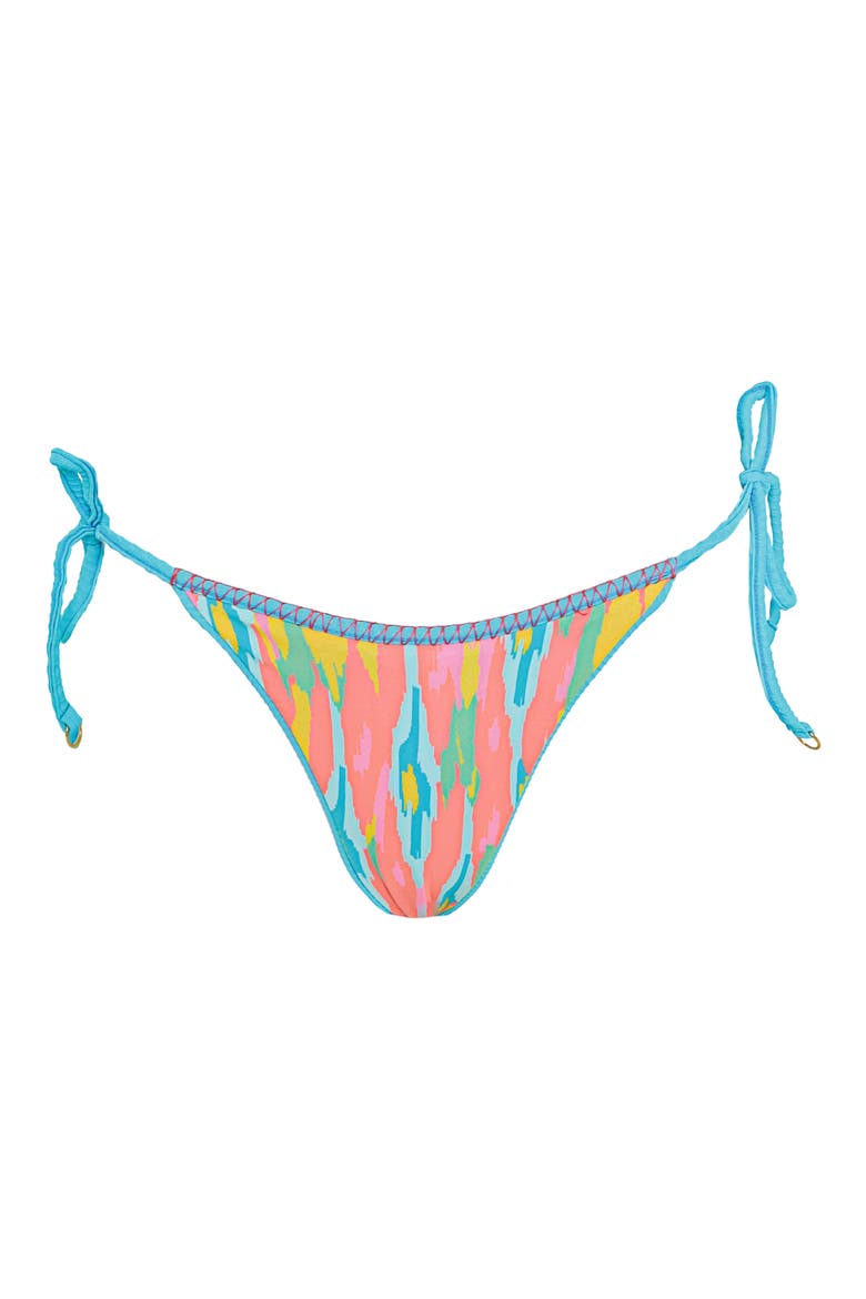 Aqua Dream Tulum Reversible Side Tie Bikini Bottoms, Alternate, color, AQUAMARINE