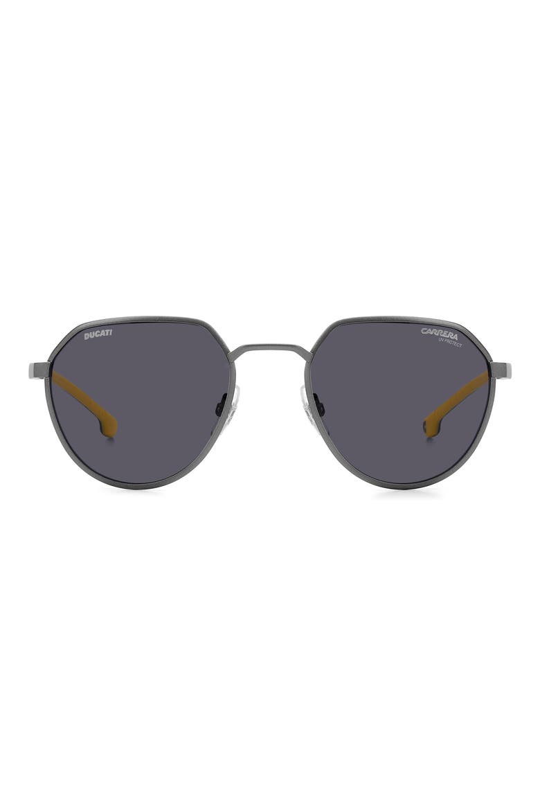 Carduc Sunglasses, Main, color, MATTE DARK RUTHENIUM