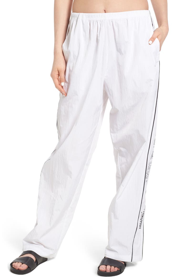 South of the Border Track Pants, Main, color, WHITE