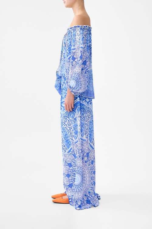 Camilla Tuck Front Pant The Bosphorous In Blue