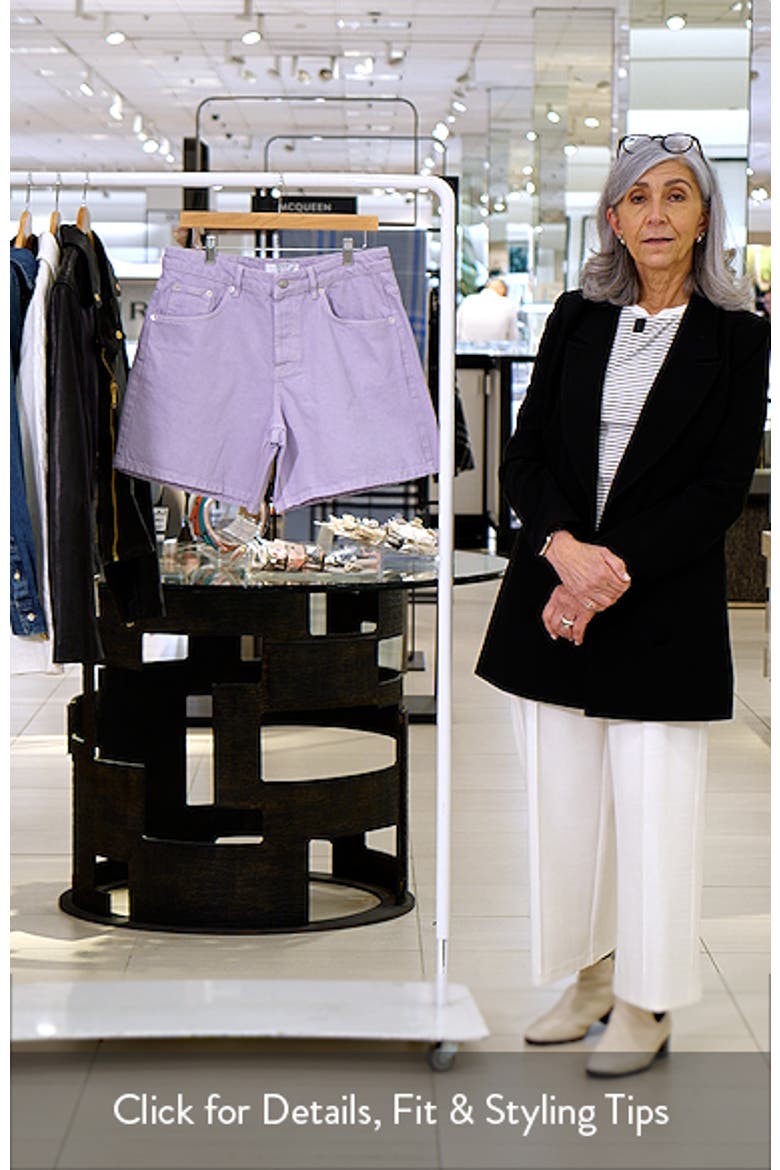 Editor High Rise Denim Shorts video