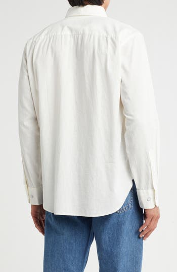 Griffin Hemp & Cotton Button-Up Shirt