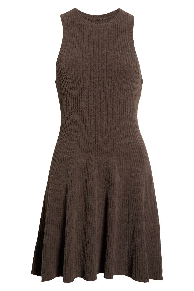 Adela Rib Knit Minidress, Alternate, color, DENSE SMOKE