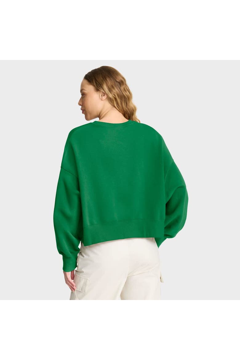 Women's Nike Green Oregon Ducks Oversized Phoenix Arch Pullover Sweatshirt, Alternate, color, Green