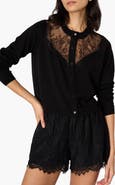 CAMI NYC Harleth Lace Panel Cardigan