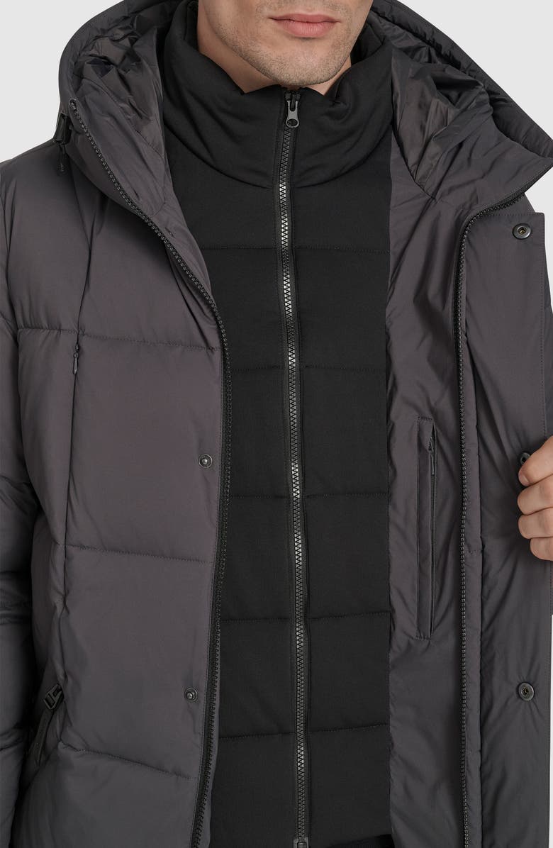 Andrew Marc The Millstream Parka, Alternate, color, Charcoal