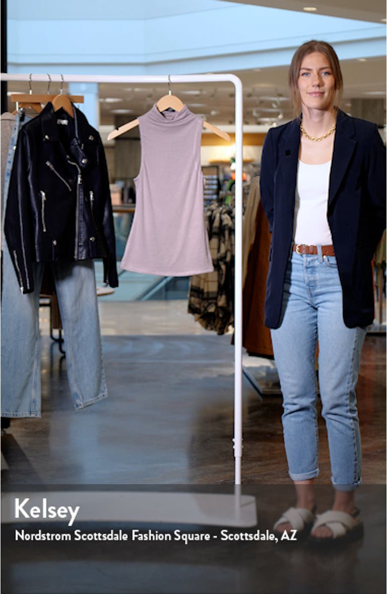 Sleeveless Mock Neck Top, sales video thumbnail