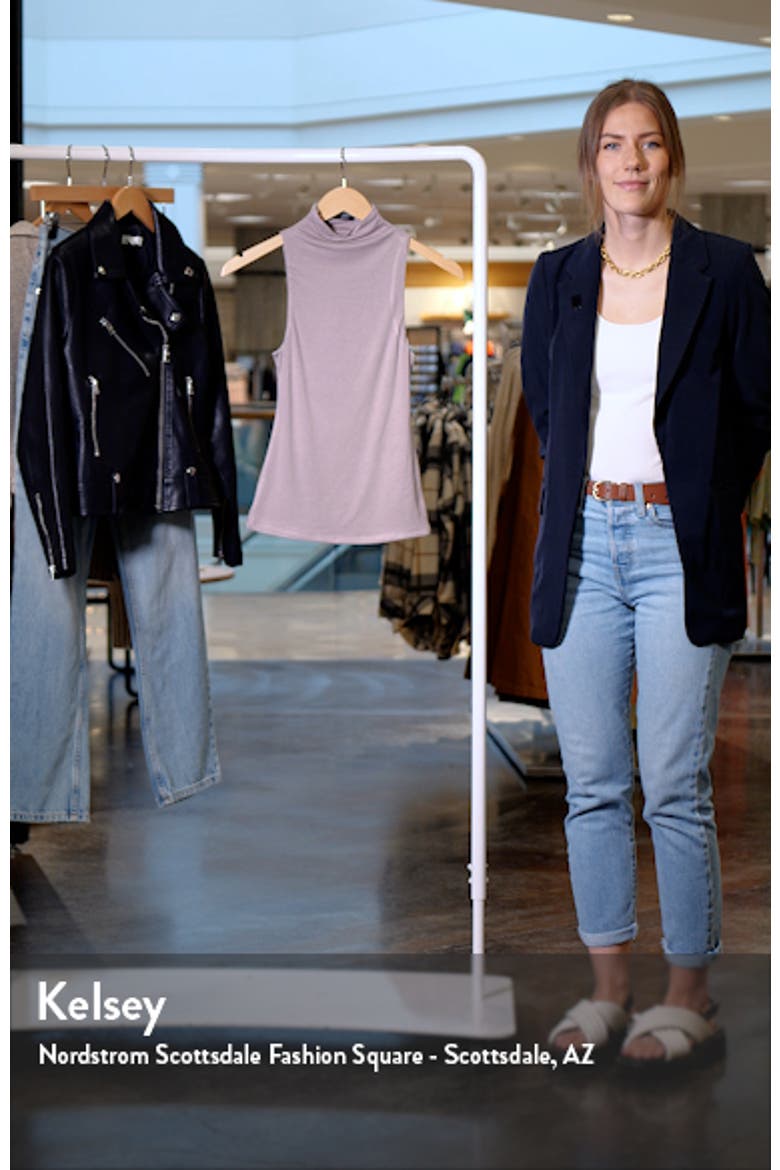 Sleeveless Mock Neck Top video