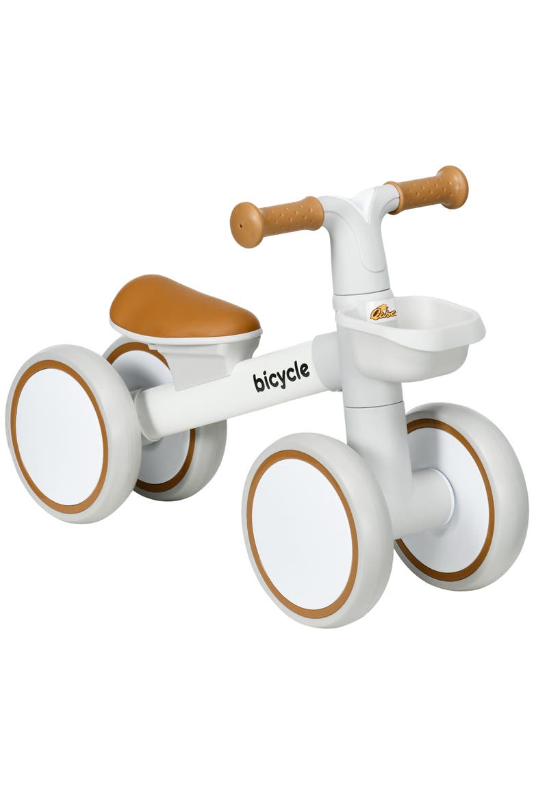 Balance Bike with Adjustable Seat, Main, color, Brown
