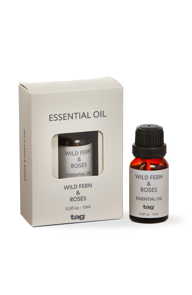 tag Wild Fern and Roses Essential Oil Home Fragrance Multicolor, Main, color, Multicolored