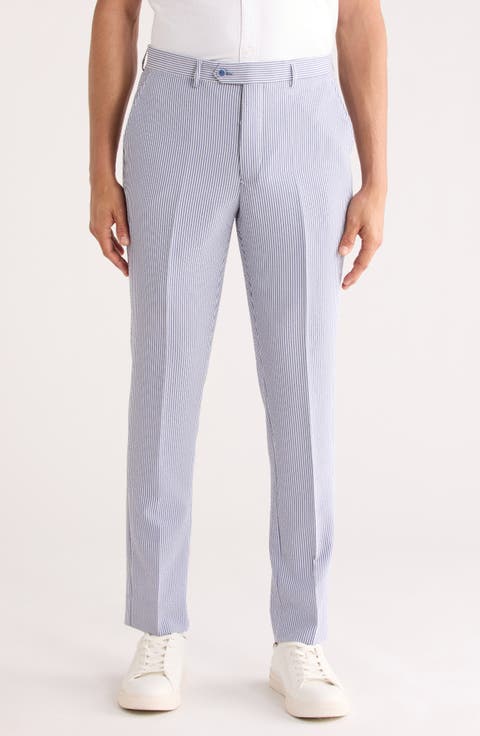 Striped Seersucker Suit Pants