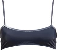 Paloma Wool Lain Velvet Trim Bikini Top