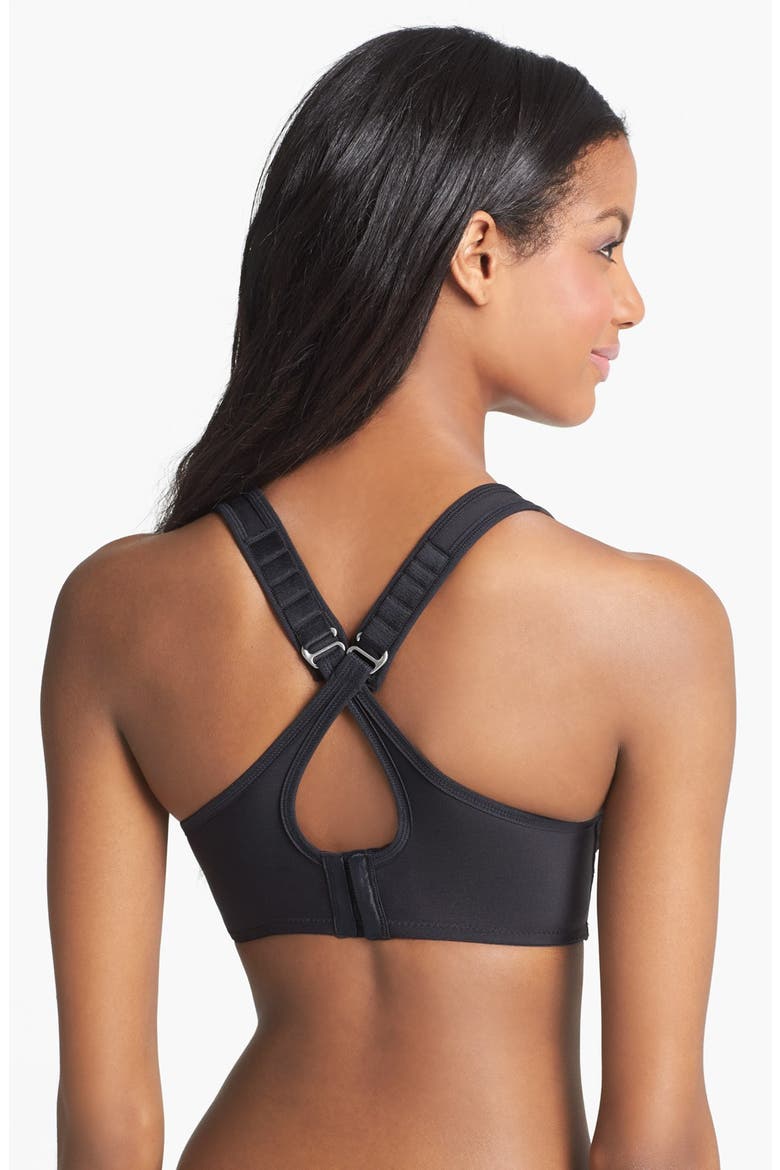 Donna Karan Intimates '35137' Underwire Sports Bra, Alternate, color, BLACK