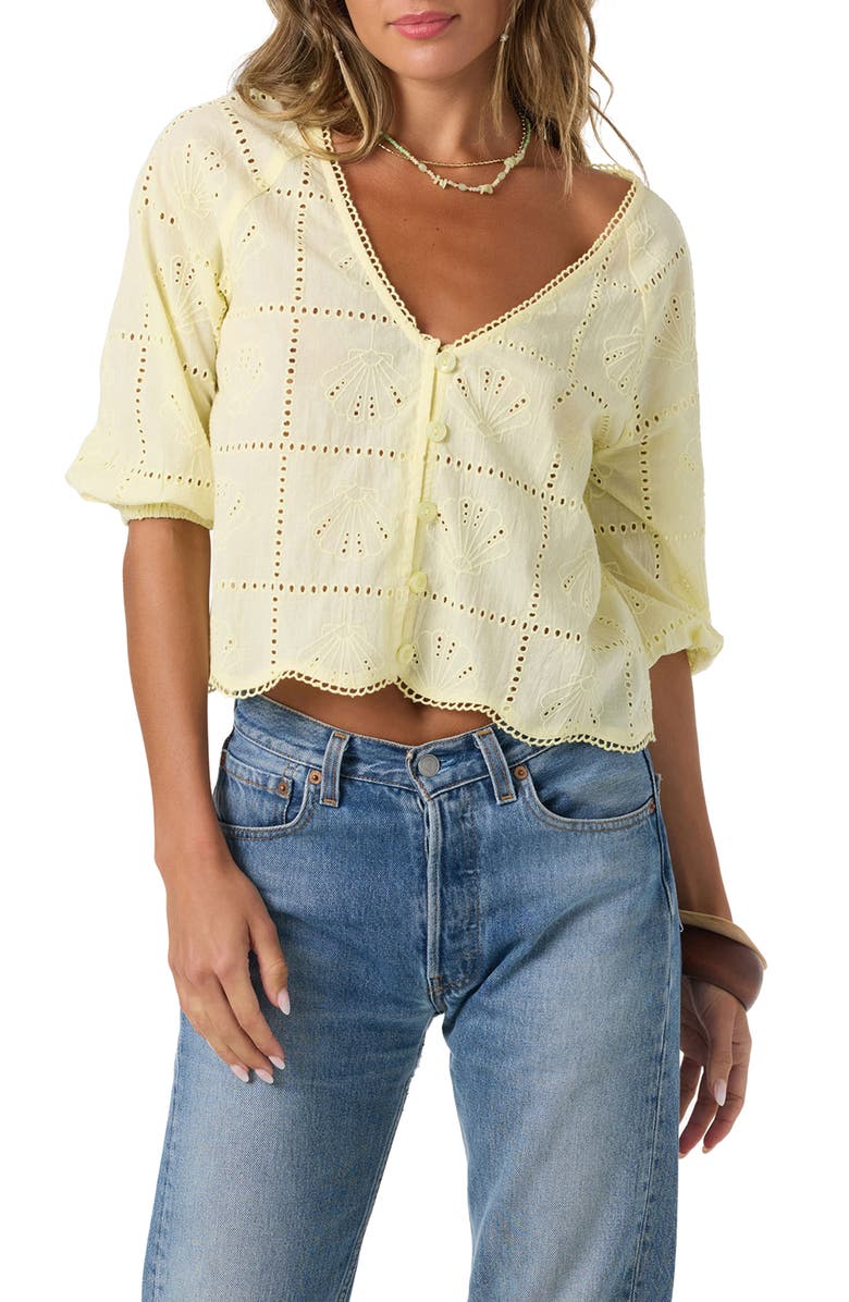 O'Neill Flora Top, Main, color, Citron
