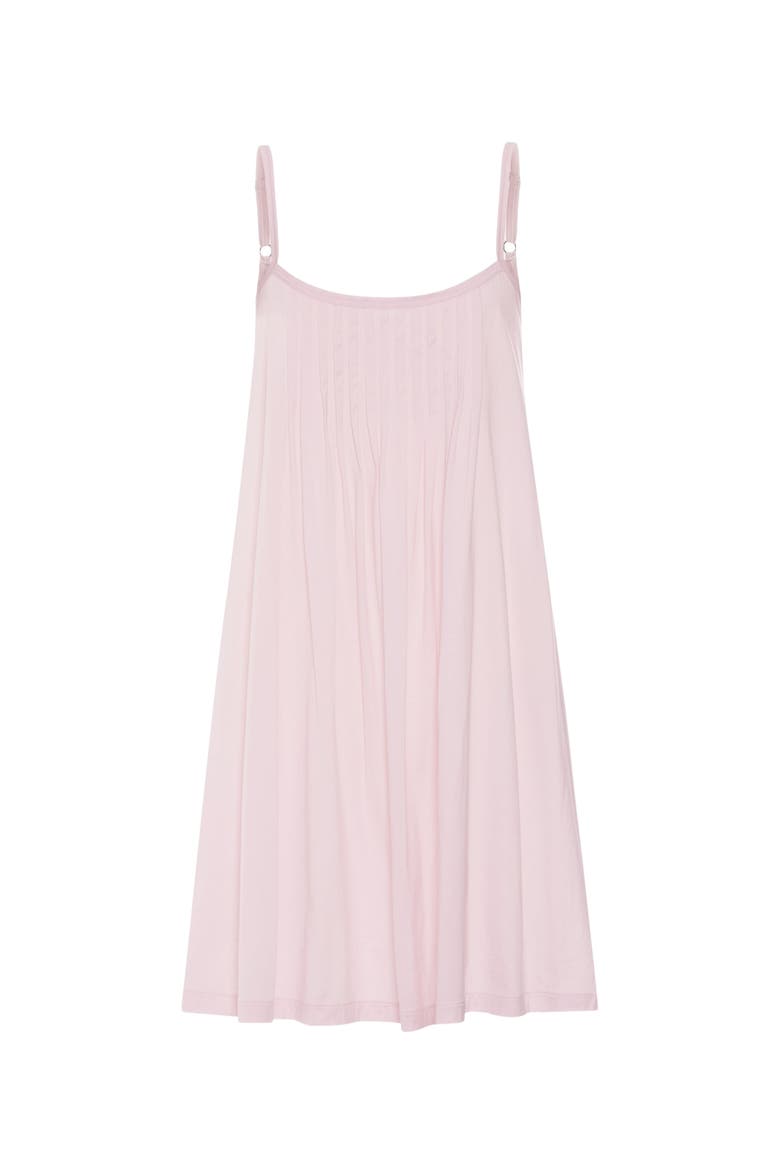 Juliet Pleated Cotton Babydoll, Main, color, Rose Bath