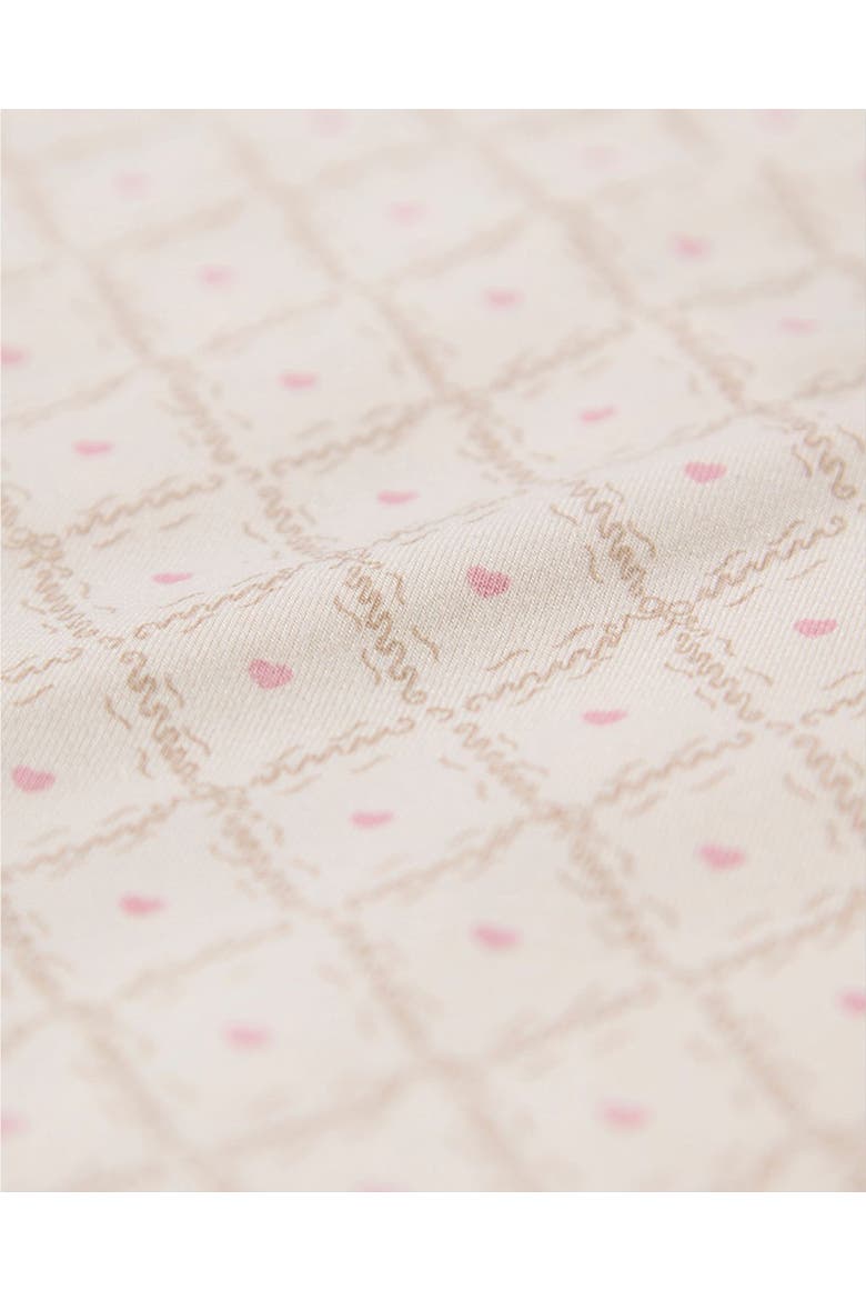 Baby Harlequin Heart All-Over Printed Swaddle Blanket, Alternate, color, Pink