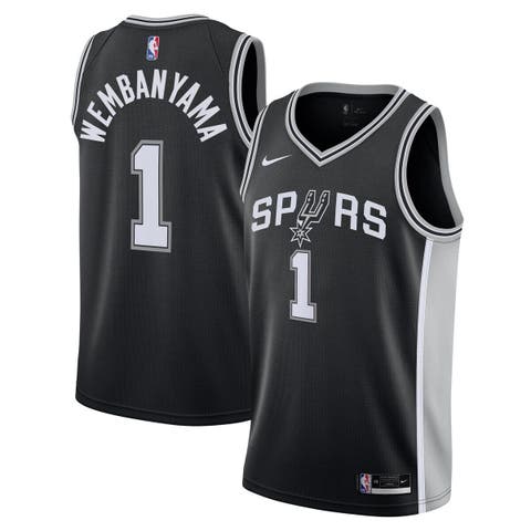 Youth Nike Victor Wembanyama Black San Antonio Spurs Swingman Jersey - Icon Edition