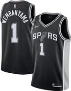 Nike Youth Nike Victor Wembanyama Black San Antonio Spurs Swingman Jersey - Icon Edition