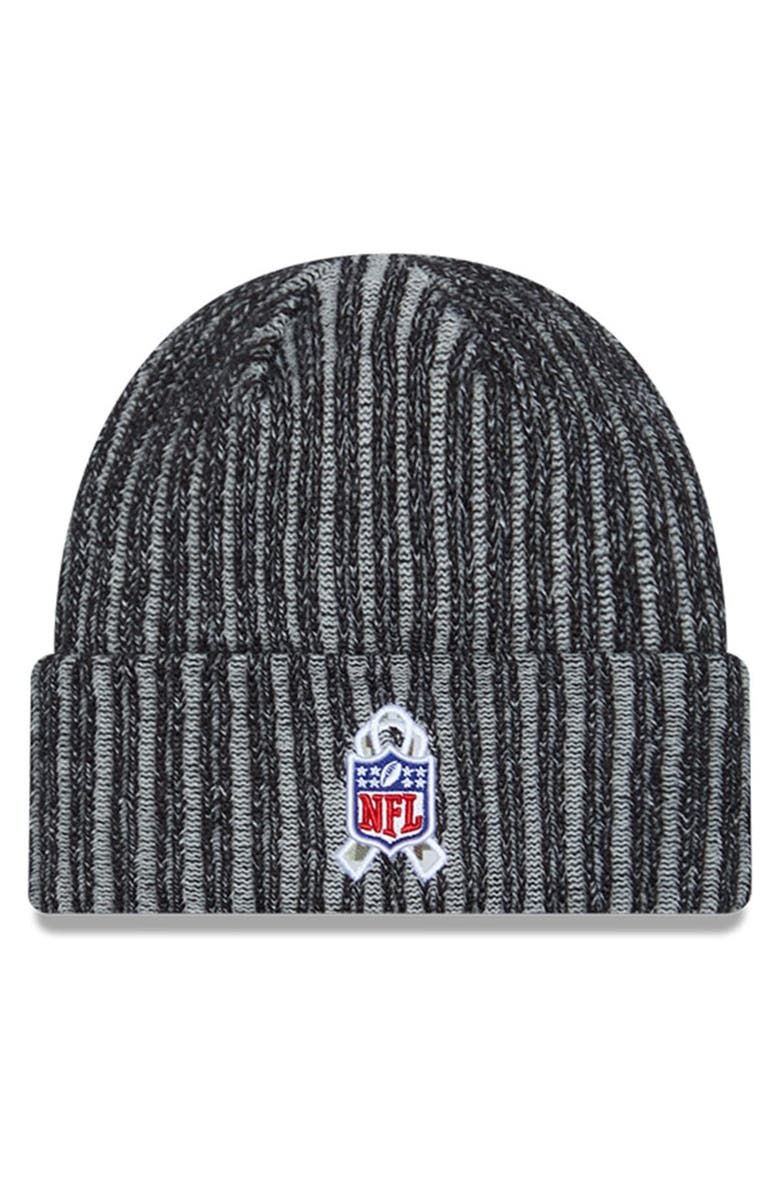 New Era Men's New Era  Black Tennessee Titans 2023 Salute To Service Cuffed Knit Hat, Alternate, color, 
