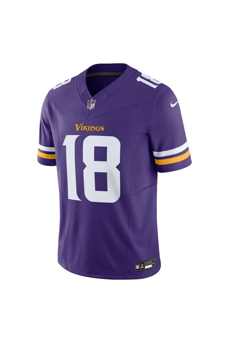 Men's Nike Justin Jefferson Purple Minnesota Vikings Vapor F.U.S.E. Limited Jersey, Alternate, color, Purple