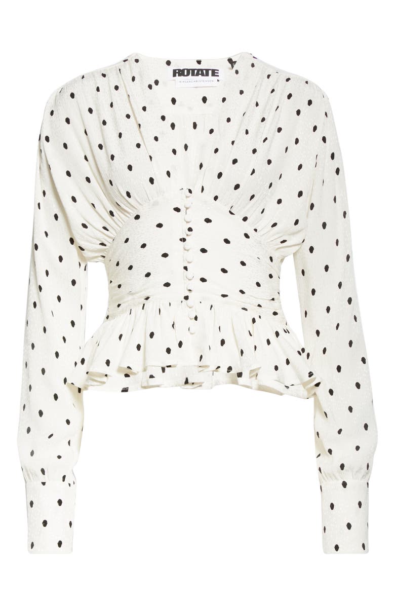 ROTATE Tracy Polka Dot Top, Alternate, color,