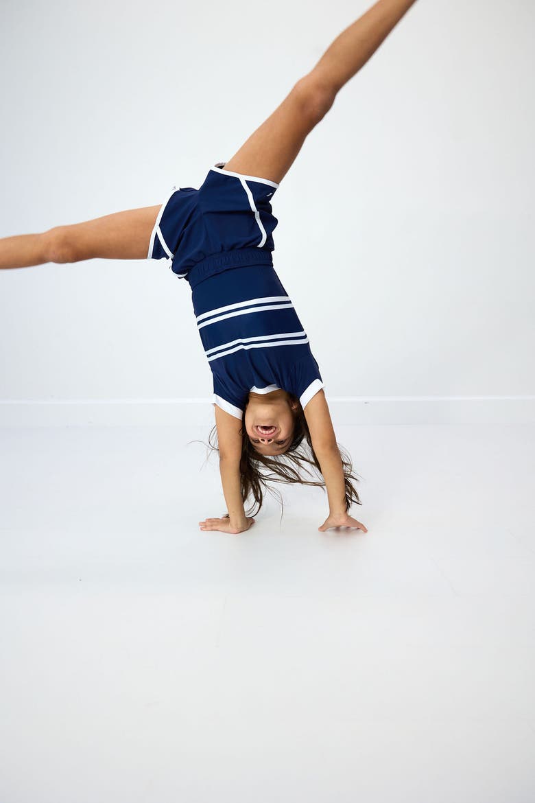 Girls Practice Tee, Alternate, color, Navy Stripe