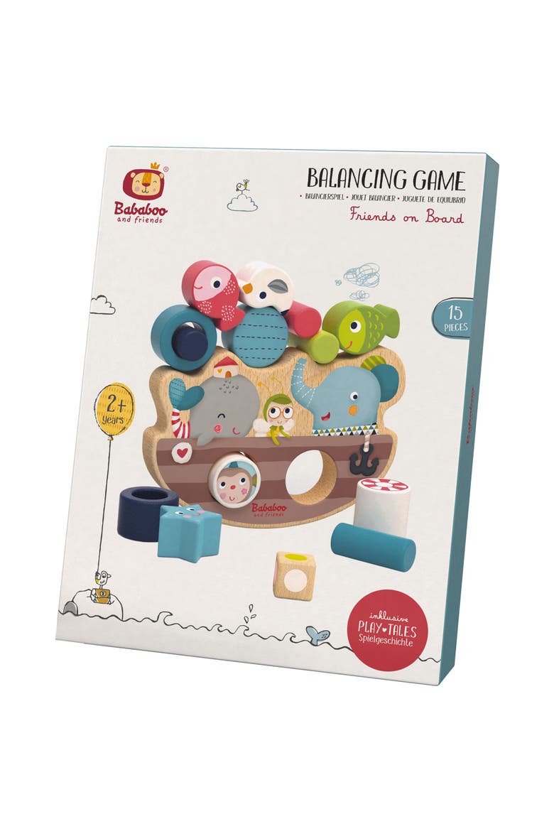 Friends on Board Balancing Game, Alternate, color, Multi / Blue