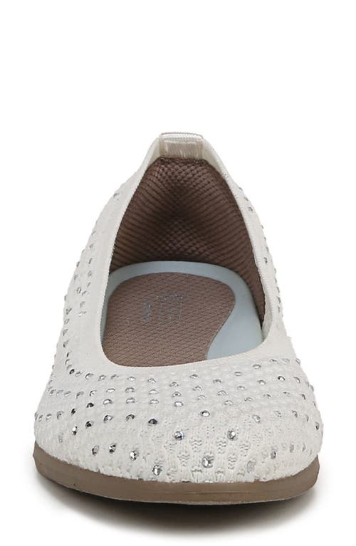 Bzees Kallie Washable Ballet Flats In White
