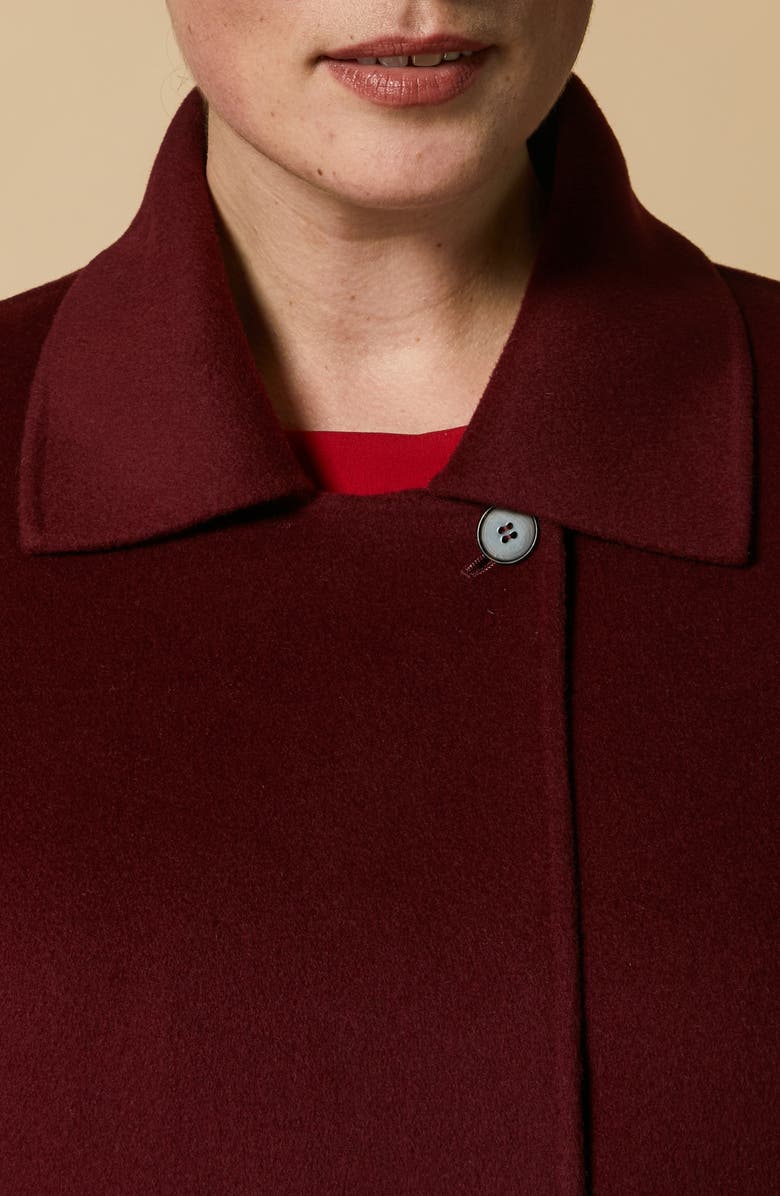 Marina Rinaldi Narcisco Double Faced Wool Blend Coat, Alternate, color,