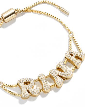 Retro Custom Slider Bracelet