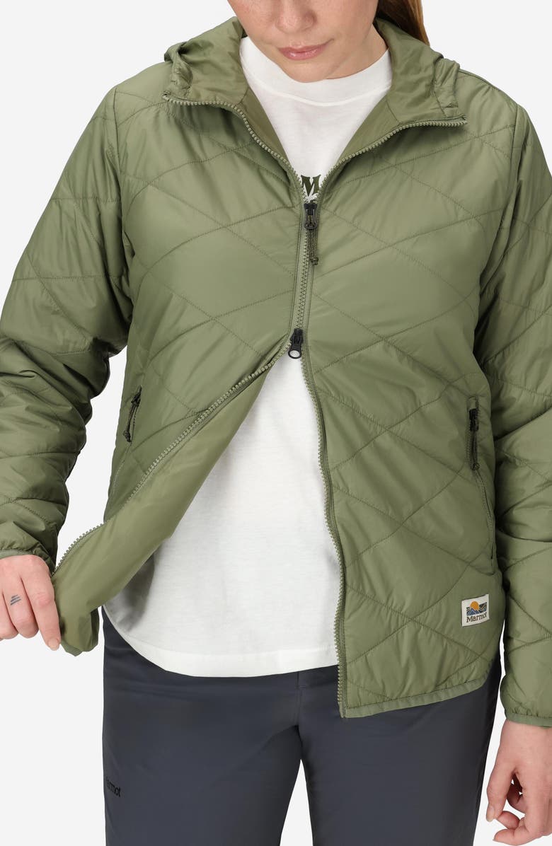 Marmot Onward Insulated Hooded Jacket, Alternate, color, Olive Grove