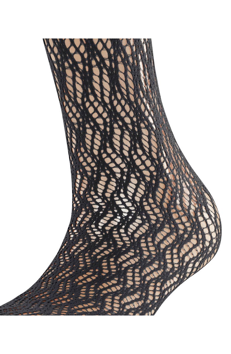 Falke Pure Shore Knee High Socks, Alternate, color, Black