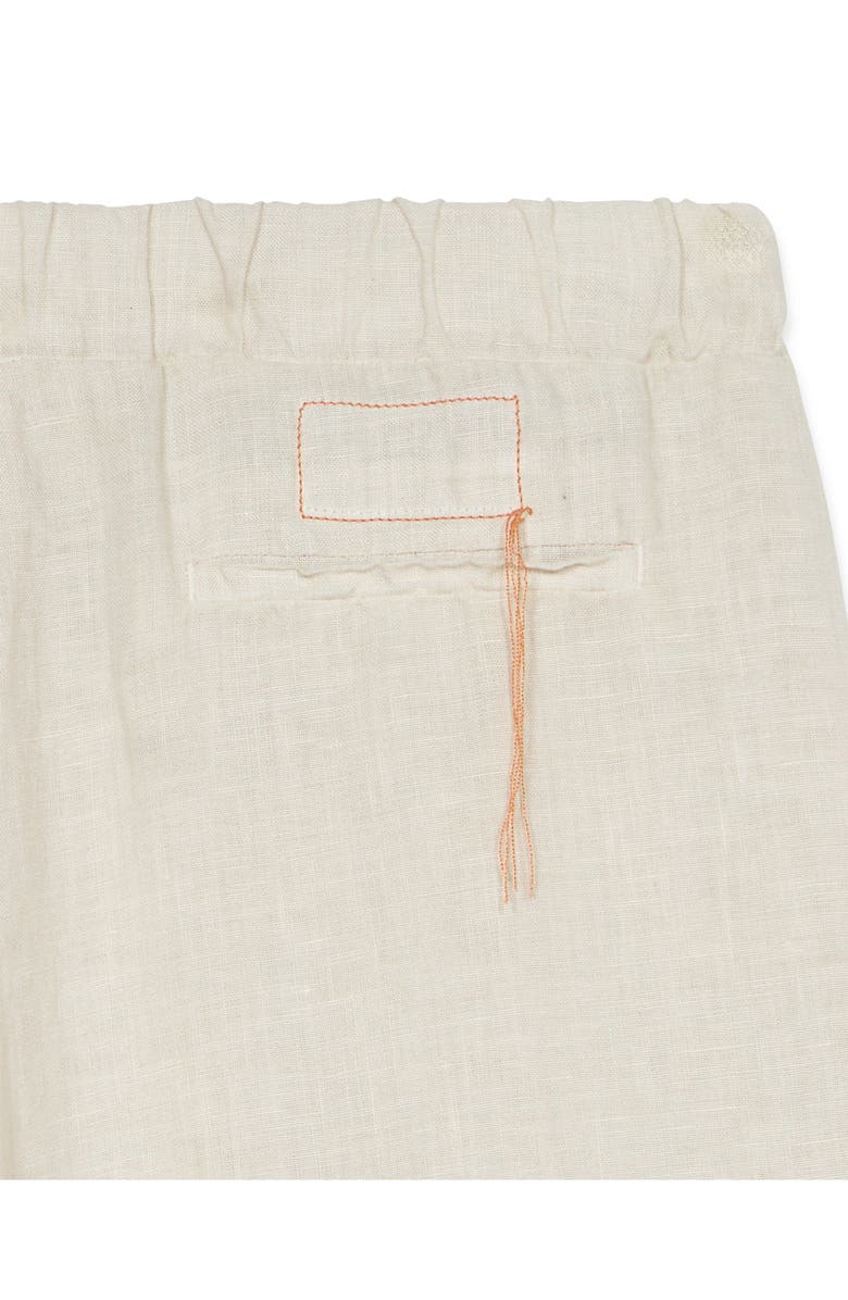 Fortela Jaleh Drawstring Linen Trousers, Alternate, color, Dove Grey