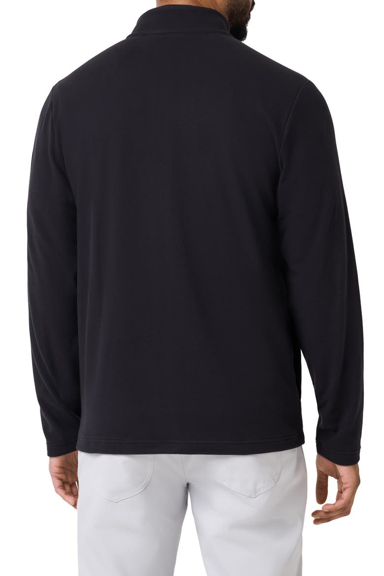 Peak Fleece Full Zip Sweatshirt, Alternate, color, BLACK
