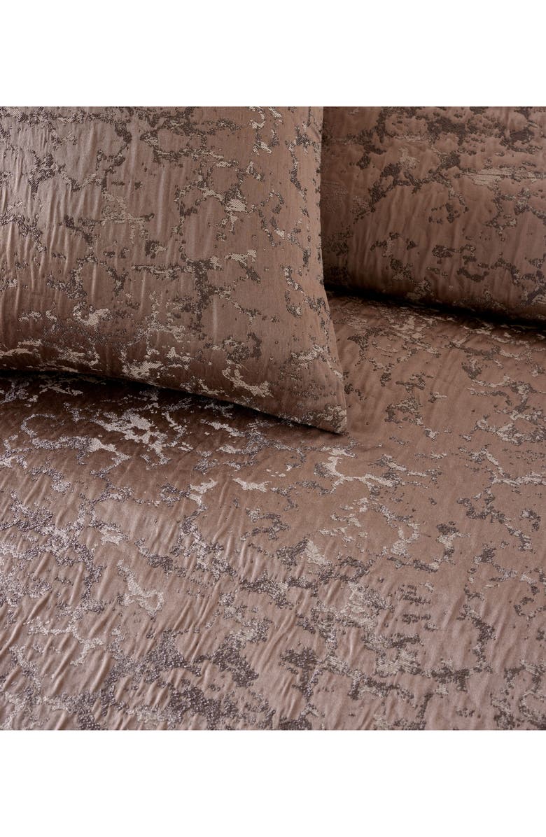 DONNA KARAN Mirage Embroidered Jacquard Duvet, Alternate, color, 