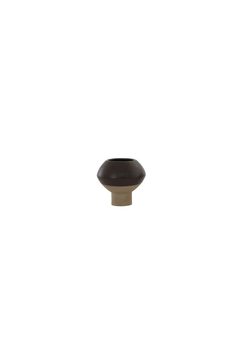 Hagi Mini Vase, Main, color, Brown