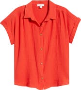 beachlunchlounge Devin Gauze Shirt