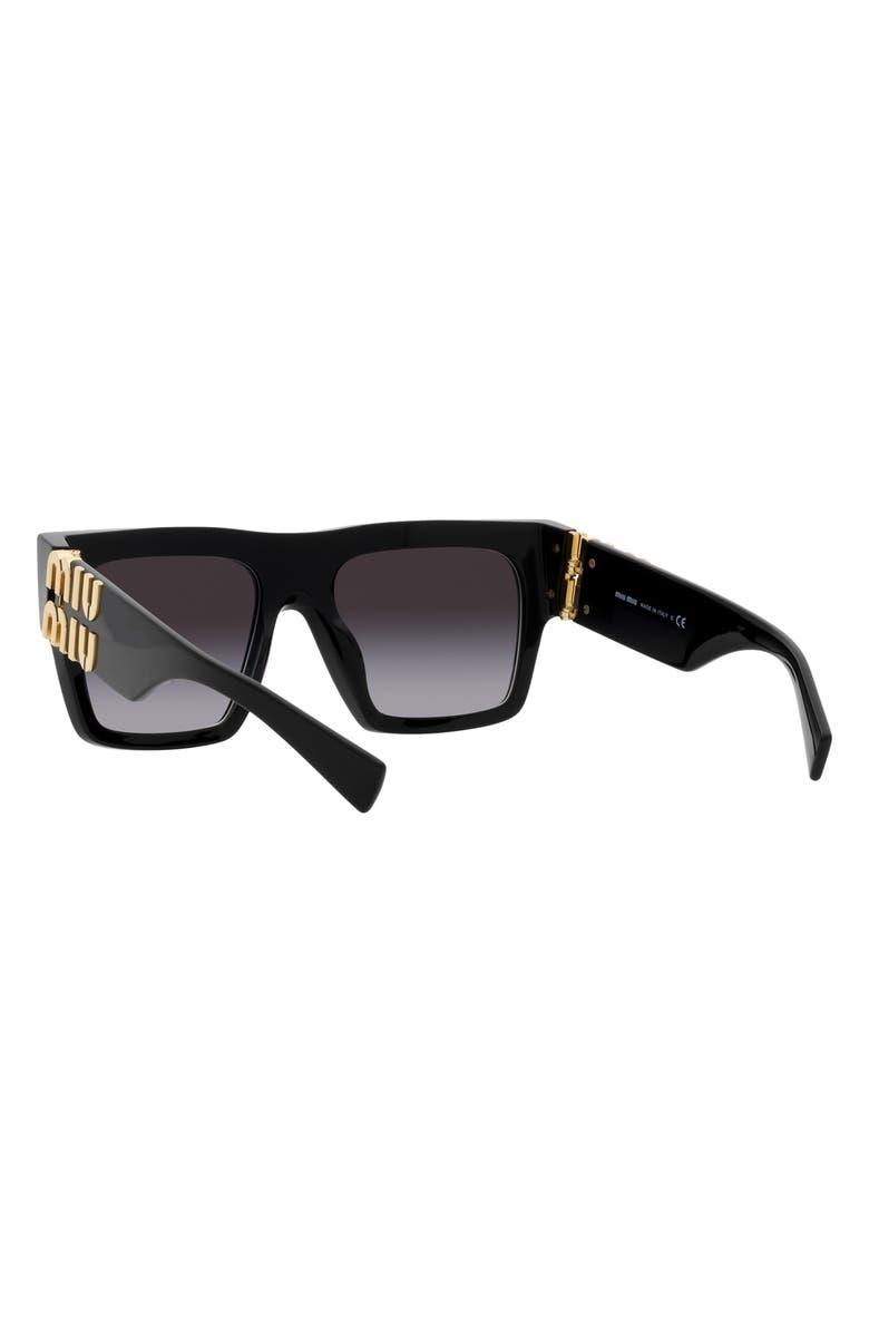 Miu Miu 55mm Gradient Square Sunglasses, Alternate, color,