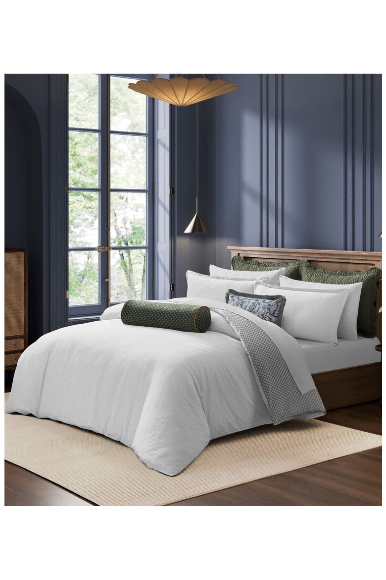 Pollsy Duvet Cover & Shams Set, Alternate, color, BRIGHT WHITE
