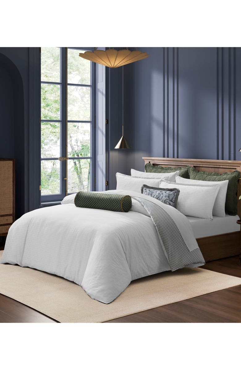 Ted Baker Pollsy Duvet Cover & Shams Set, Alternate, color, Bright White