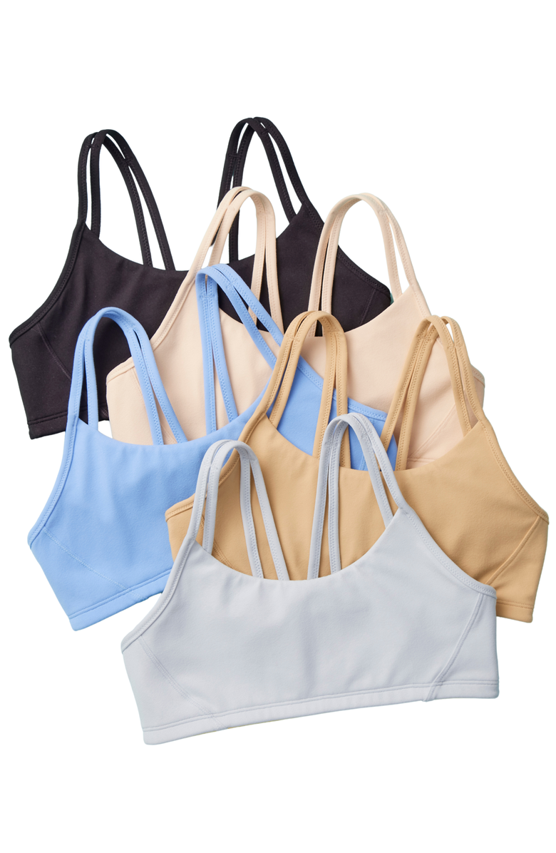 Yellowberry Luna Strappy Bra, Alternate, color, Starry Night