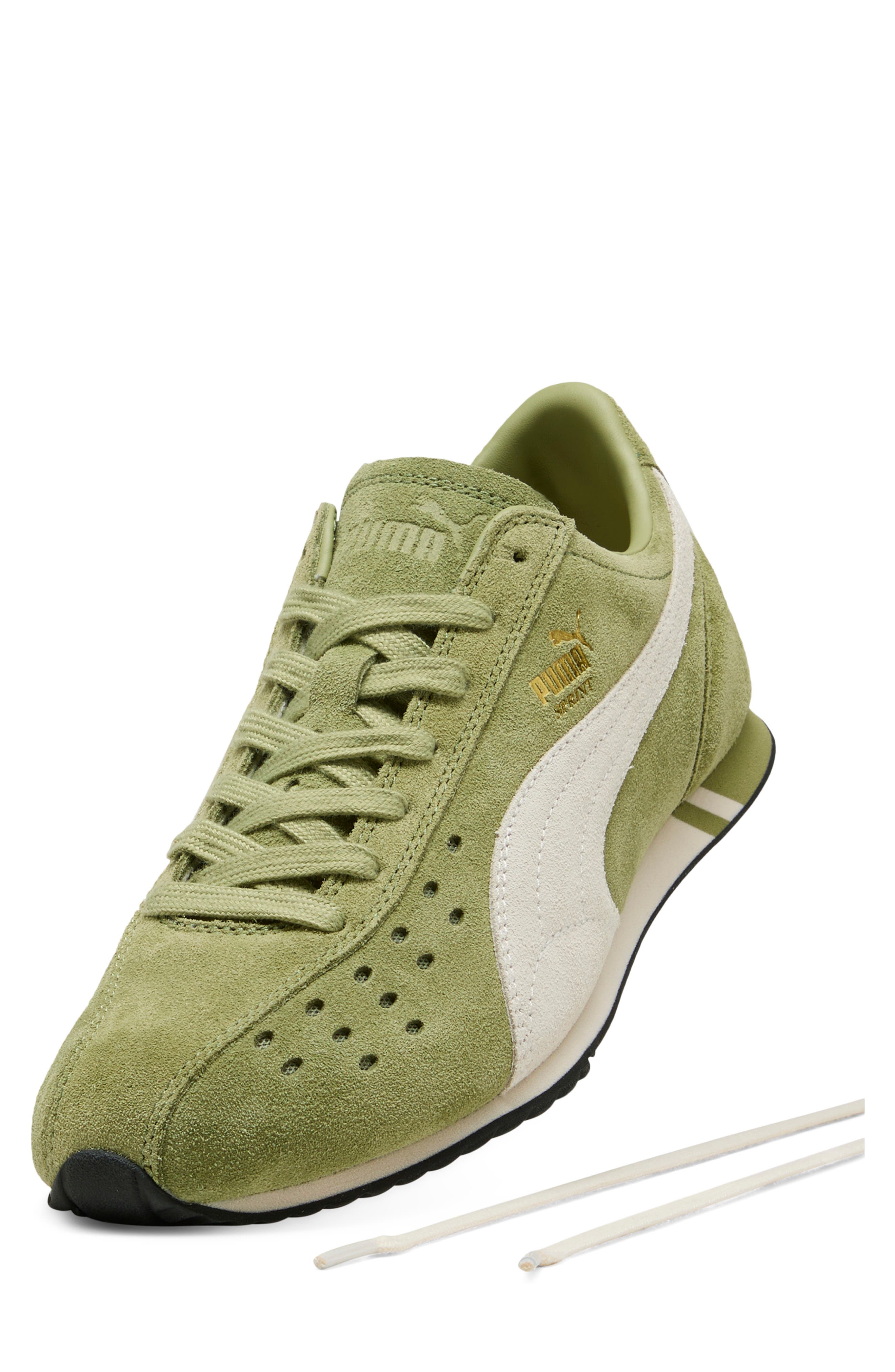 Sprint Suede Sneaker, Alternate, color, CALMING GREEN/ WARM WHITE