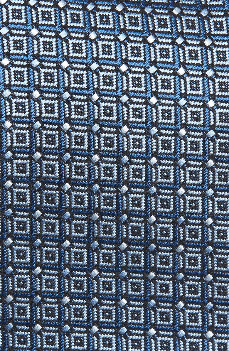 ZEGNA TIES Doppia Trama Light Blue Silk Jacquard Tie, Alternate, color, 
