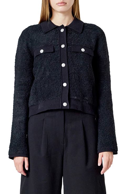 Embellished Knit Jacket