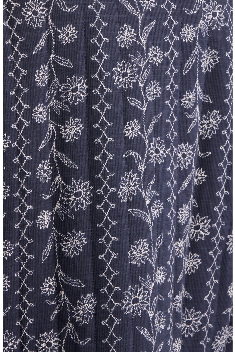 Ottomaquilt Floral Embroidered Jacket, Alternate, color, DARK WILDFLOWER